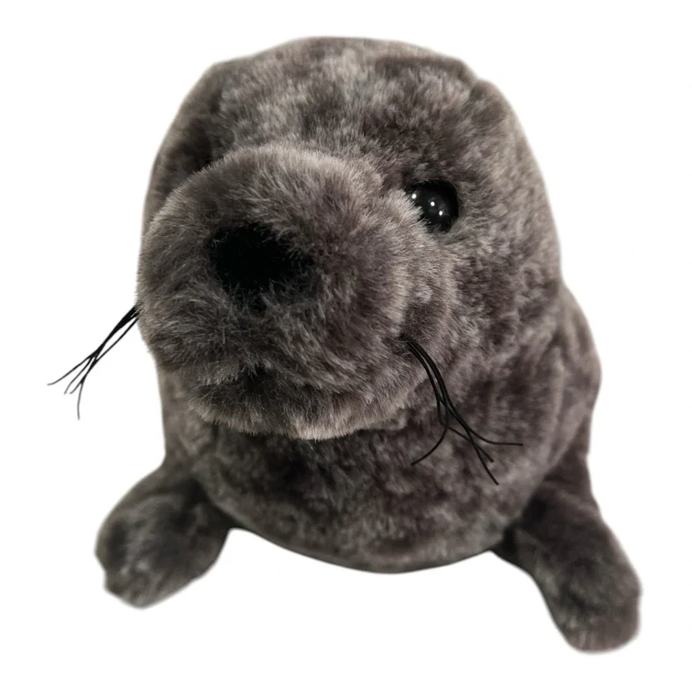 Douglas Cuddle Toys Gray Harbor Seal Plush Stuffed Animal 13